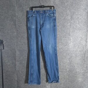 Vintage Wrangler Jeans Mens 34x36 Blue Denim Cowboy Western Casual Pants 936 PWD